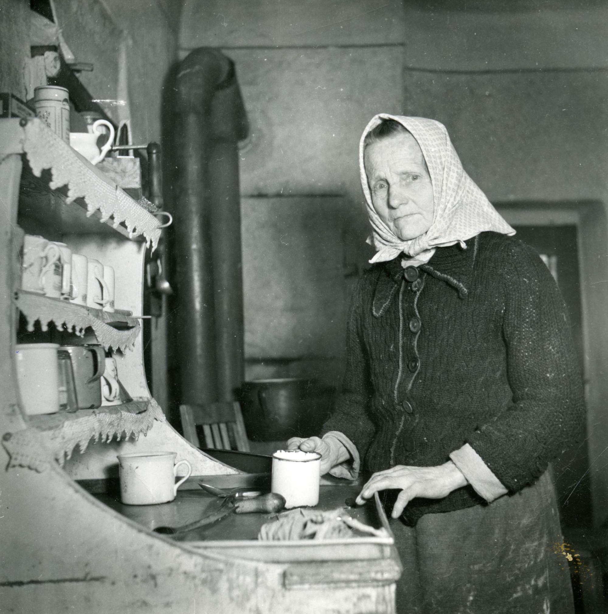 Arbeitslose Frau in 1920er Jahren